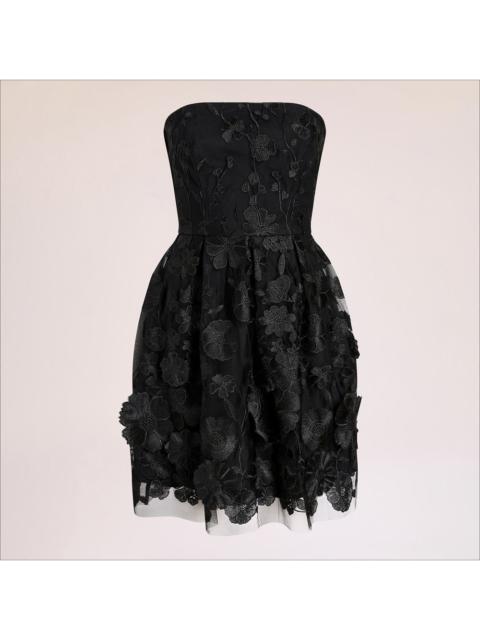 Sam Edelman Embroidered Strapless Mini Dress