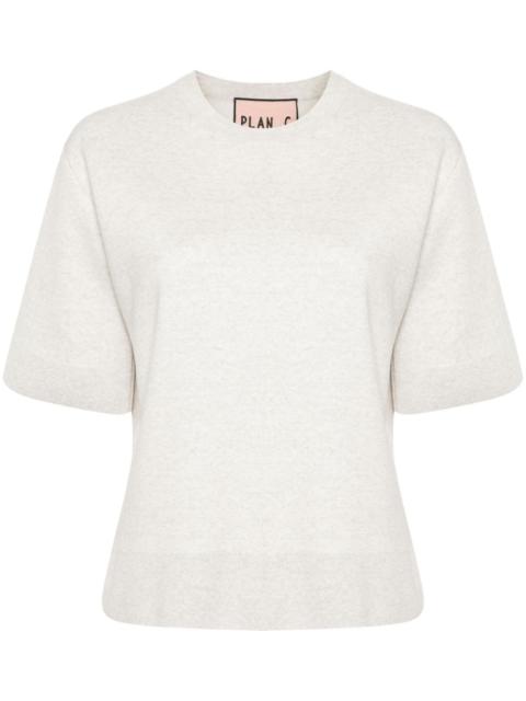 Plan C mÃ©lange knitted T-shirt