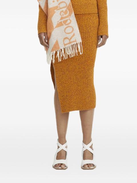 Rodebjer Lenata ribbed midi skirt