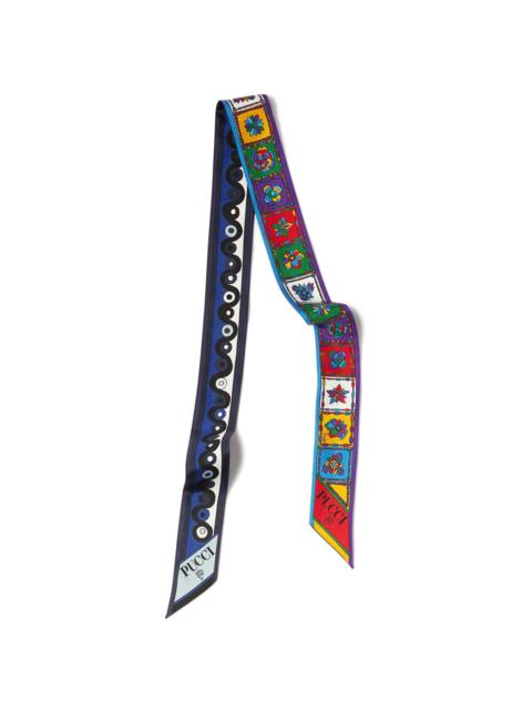 PUCCI Iride Festa-print silk scarf