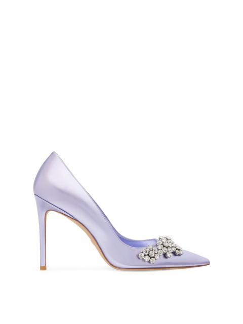 Stuart Weitzman STUART CRYSTAL FLEUR 85 SLINGBACK