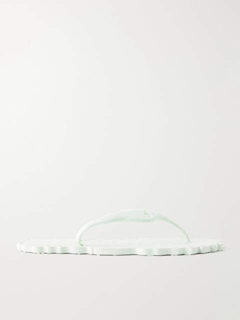 Zimmermann Seafoam Rubber Thong Sandals