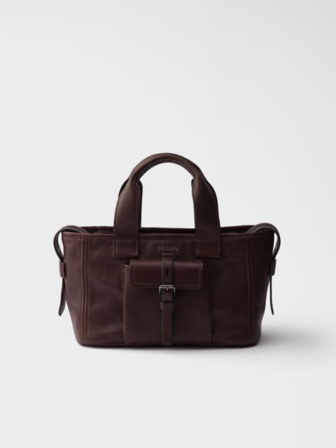 Prada Prada Route medium leather tote bag