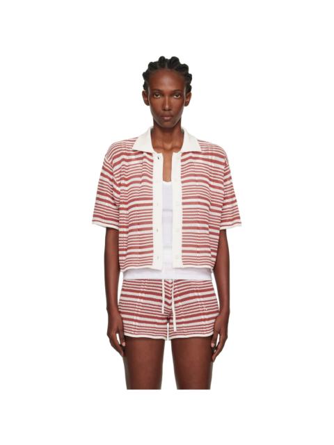 Holzweiler White Kelp Striped Shirt