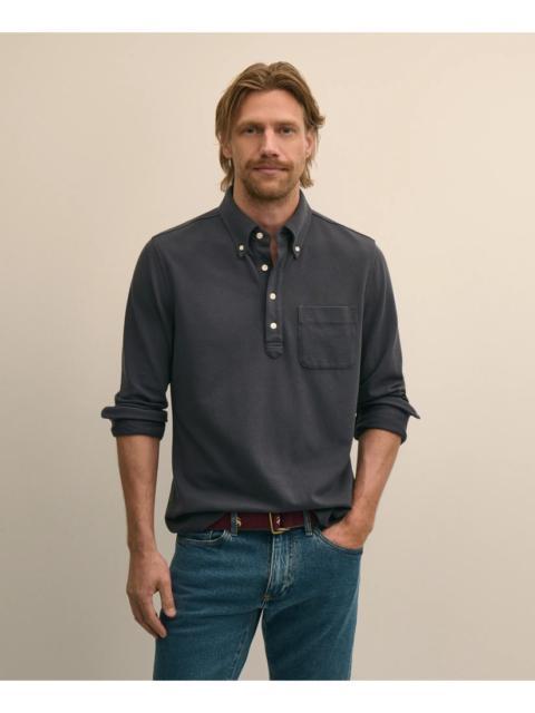 Brooks Brothers Cotton Pique Popover Polo Shirt