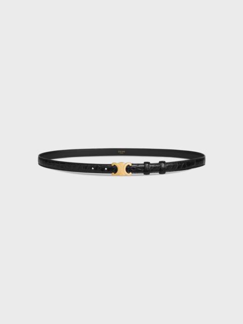 CELINE Small Triomphe Belt in ALLIGATOR