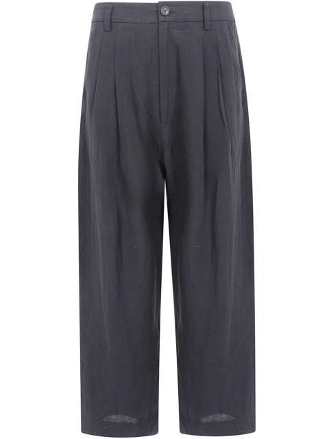 Ziggy Chen Pants Pleated Tapered Trouser