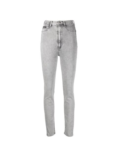 super high-waisted skinny jeggings