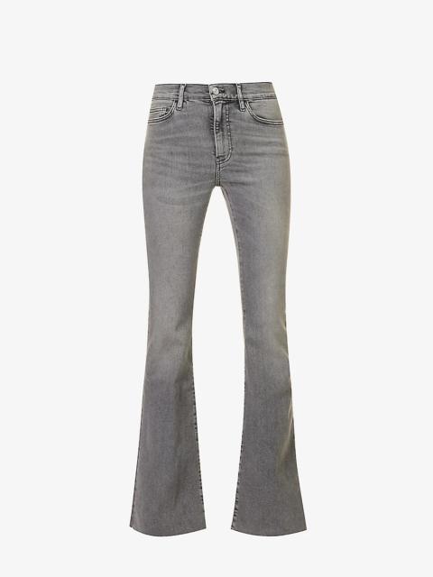 Le High Flare flared-leg high-rise denim-blend jeans
