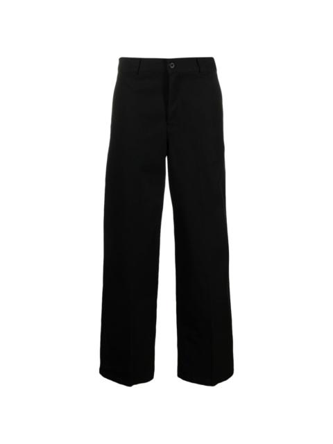 Craft mid-rise straight-leg trousers