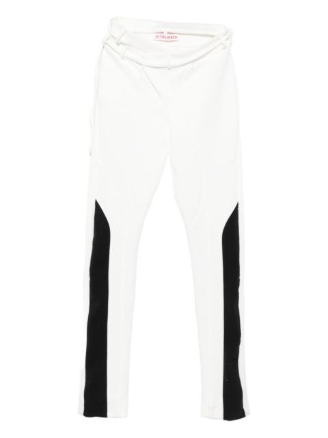 OTTOLINGER contrast-panel trousers