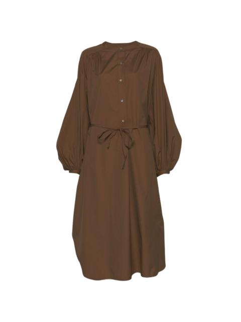 Loulou de Saison belted button-fastening midi dress