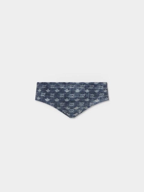 DSQUARED2 D2 MONOGRAM SWIM BRIEF