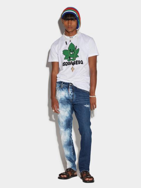 DSQUARED2 MEDIUM NIGHT & DAY WASH COOL GUY JEANS (CROPPED)