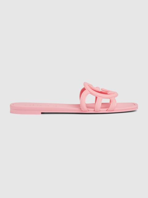 Women's Interlocking G slide sandal