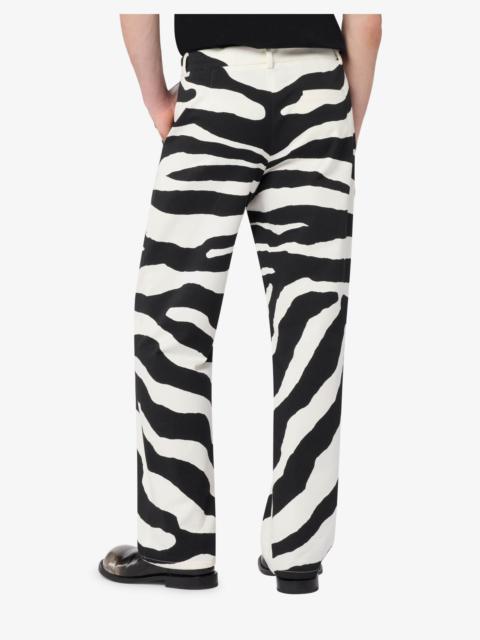 Moschino HEAVYWEIGHT PRINTED COTTON PANTS