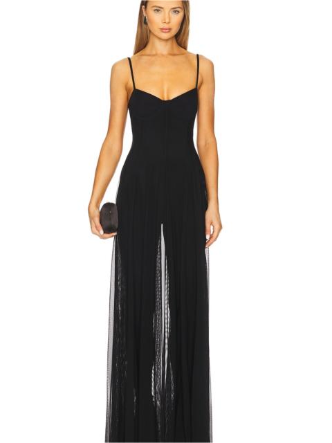 NORMA KAMALI Underwire Gown With Catsuit
