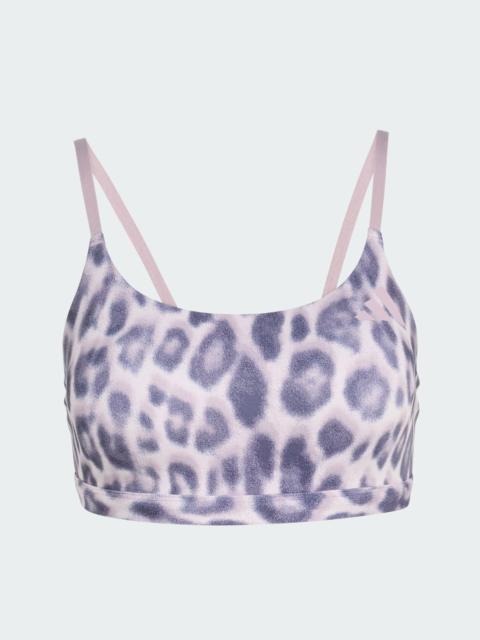 adidas Optime Essentials Workout Leopard Light Support Bra