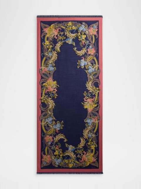Etro Floral Jacquard Scarf