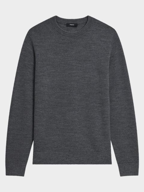 Theory Men's Maden Textured Wool Sweater