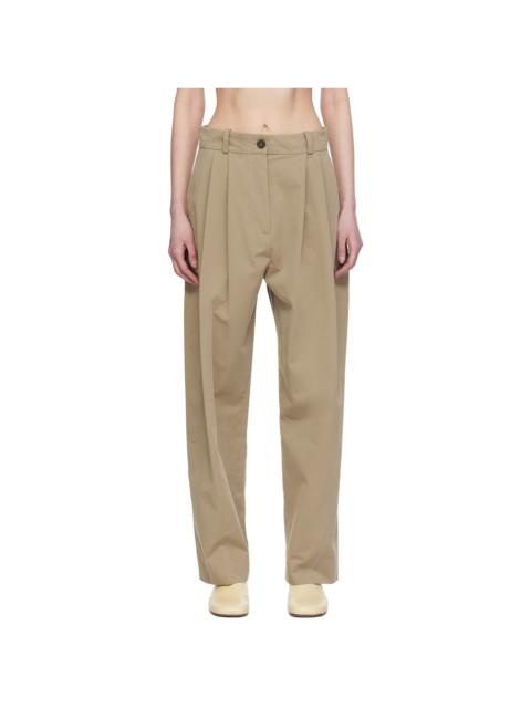 Studio Nicholson Beige Acuna Trousers