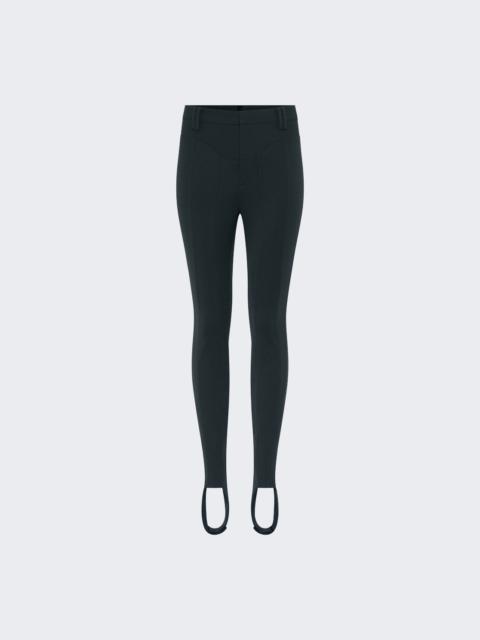 Jean Paul Gaultier Equestrian Leggings With Agraffe Detail Military Black