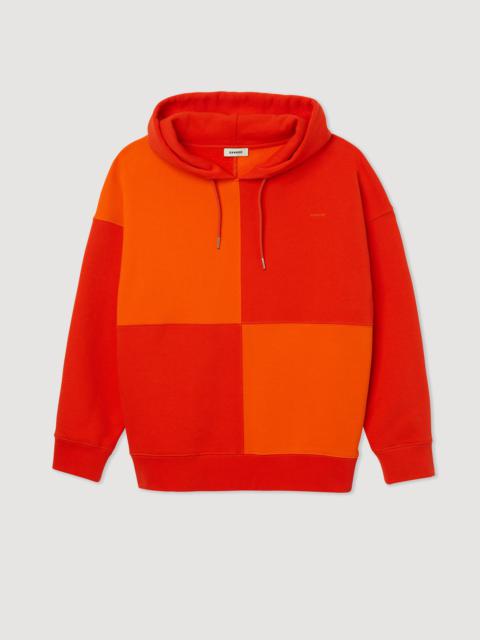 Sandro Oversized fleece hoodie