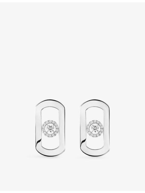 MESSIKA So Move 18ct gold and 0.23ct diamond earrings