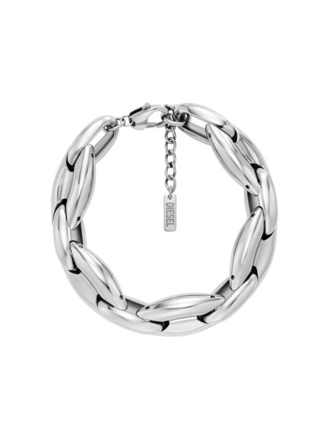【DIESEL】dx1511710 Diesel DX1511710 - D Logo Chain bracelet • Watchard.com