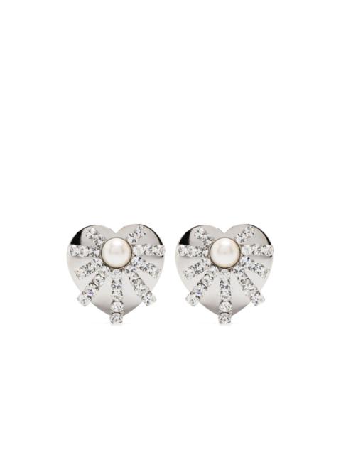 Alessandra Rich crystal-embellished earrings