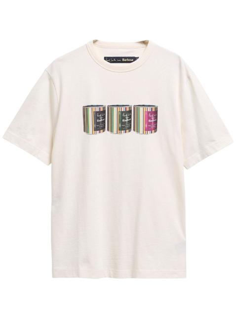 Barbour Barbour x Paul Smith T-shirt with print "Tinned"