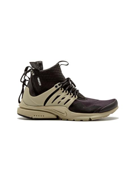 x ACRONYM Air Presto Mid "Black/Bamboo" sneakers