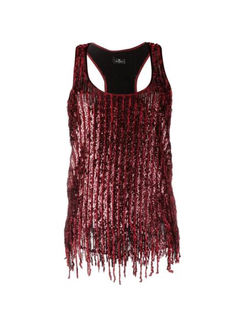 Etro sequinned tank top