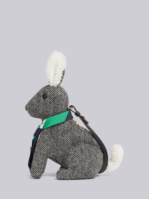 Thom Browne Herringbone Small Rabbit Shoulder Bag