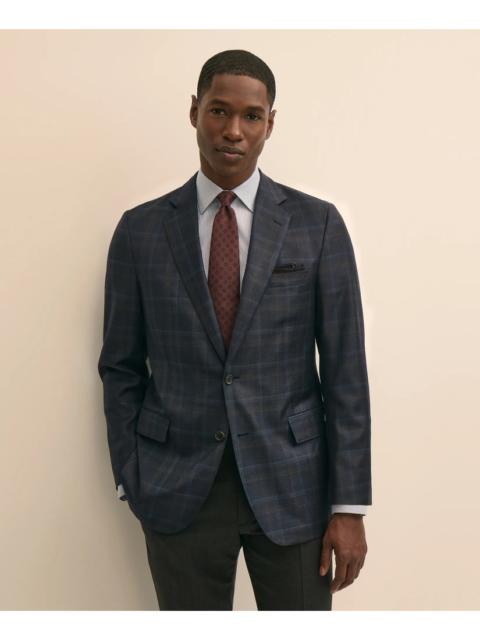 Brooks Brothers Classic Fit Wool Check Sport Coat