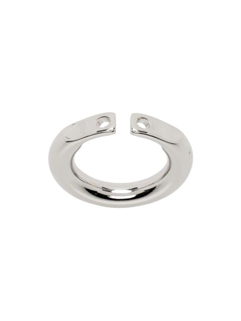 Silver Bar & Chain Ring