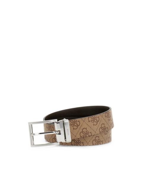 GUESS USA monogram reversible belt