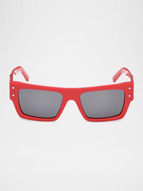 MCM Men's MW0014M Acetate Rectangle Sunglasses