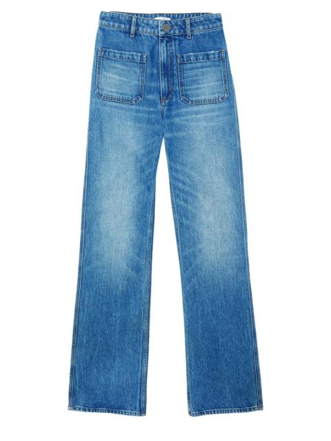 Sandro Flared faded jeans