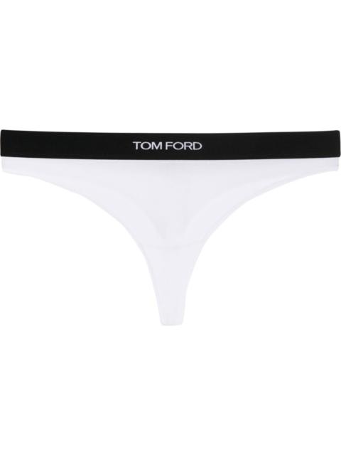 TOM FORD logo-waistband thong