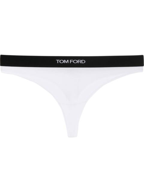 TOM FORD logo-waistband thong