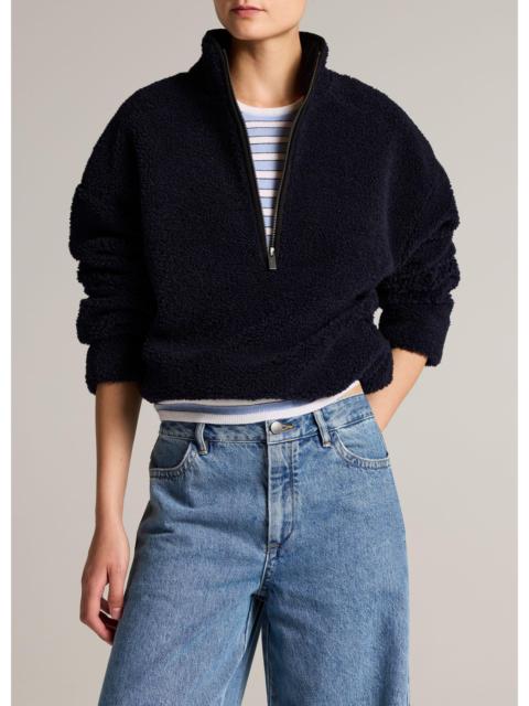 Vince Sherpa Half-Zip Pullover