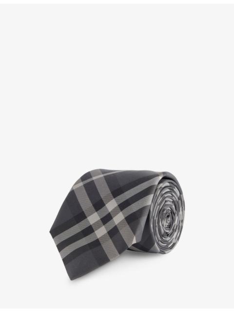 Burberry Manston checked silk tie