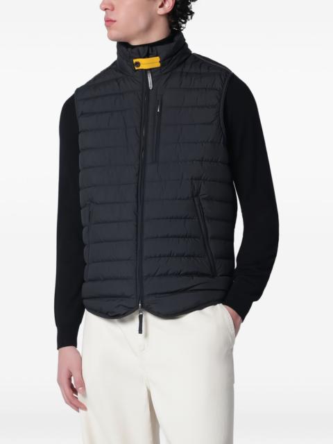 PARAJUMPERS logo patch quilted vest