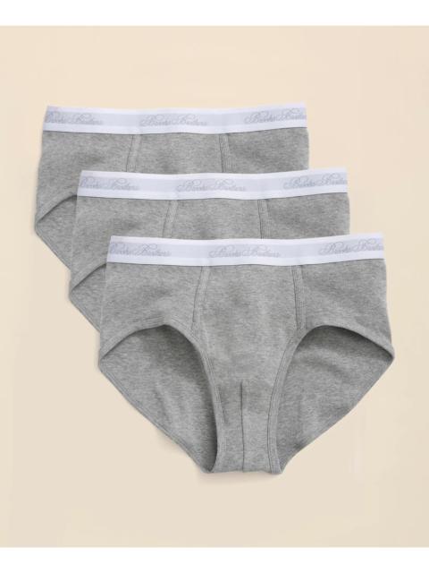 Brooks Brothers Supima® Cotton Low-Rise Briefs - 3 Pack