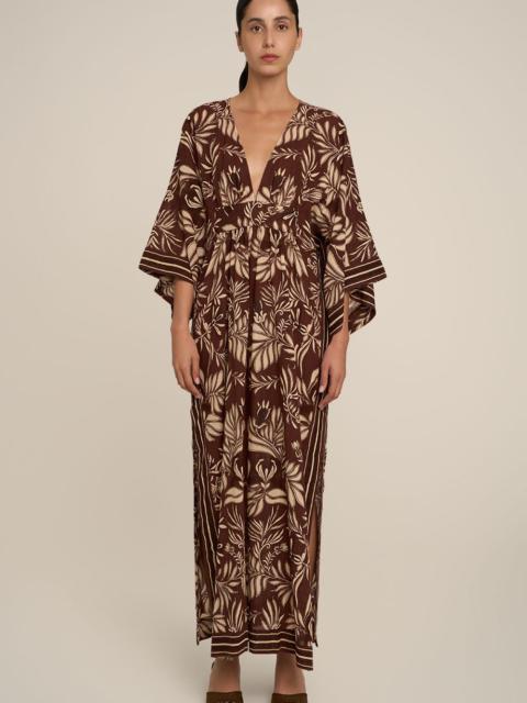 Poupette St Barth Kaftan Sol - Brown Kerylos