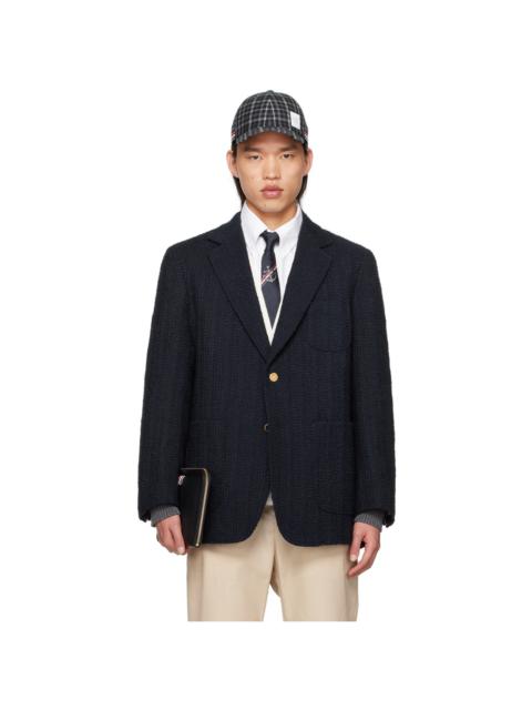 Navy Unstructured Blazer