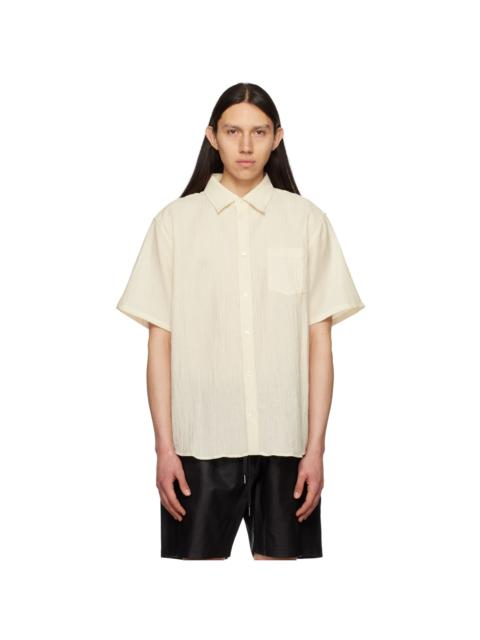 John Elliott Off-White Cloak Shirt