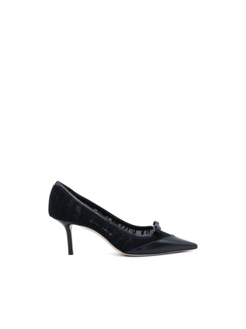 JIMMY CHOO bow-embellishment pumps