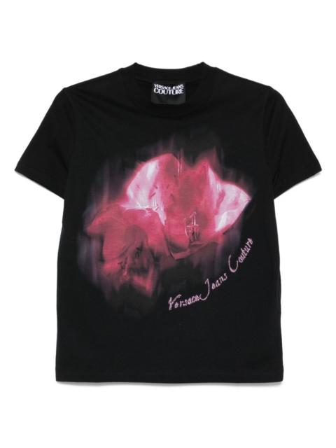VERSACE JEANS COUTURE print cotton t-shirt
